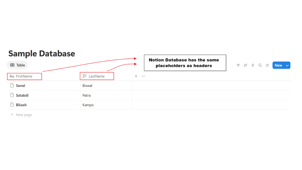 Step 2: Add Notion Database