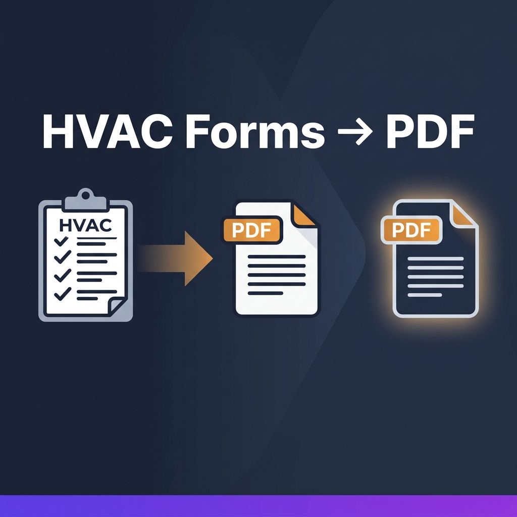 Automating HVAC Form Submissions to PDF