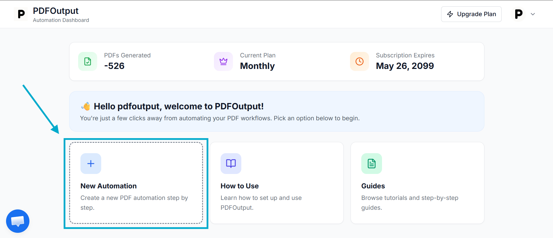 Create a New Automation