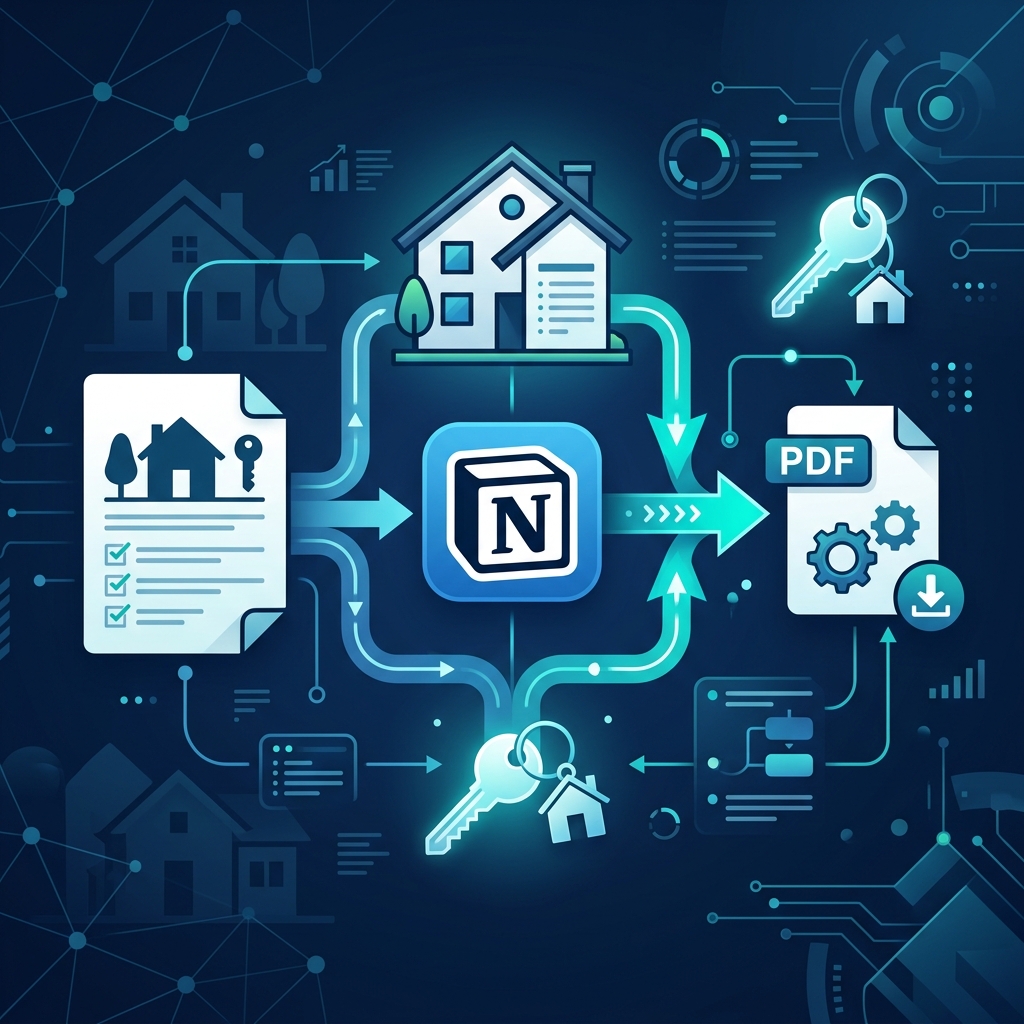 How to generate residential lease agreements PDFs with Notion