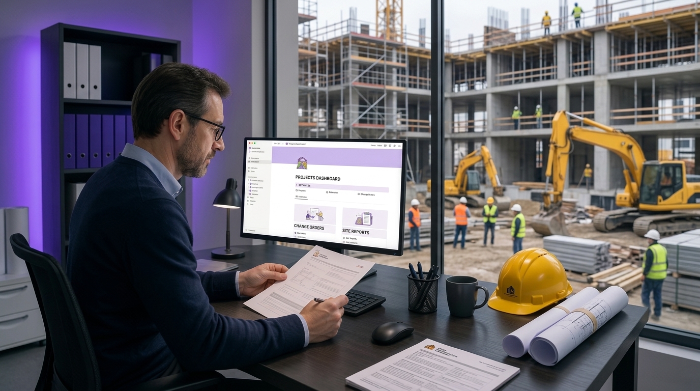 How to Use Notion for a Construction Business: One Job, From Estimate to Handover
