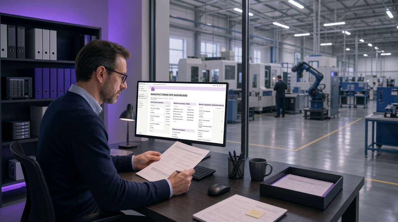 How to Use Notion for a Manufacturing Business