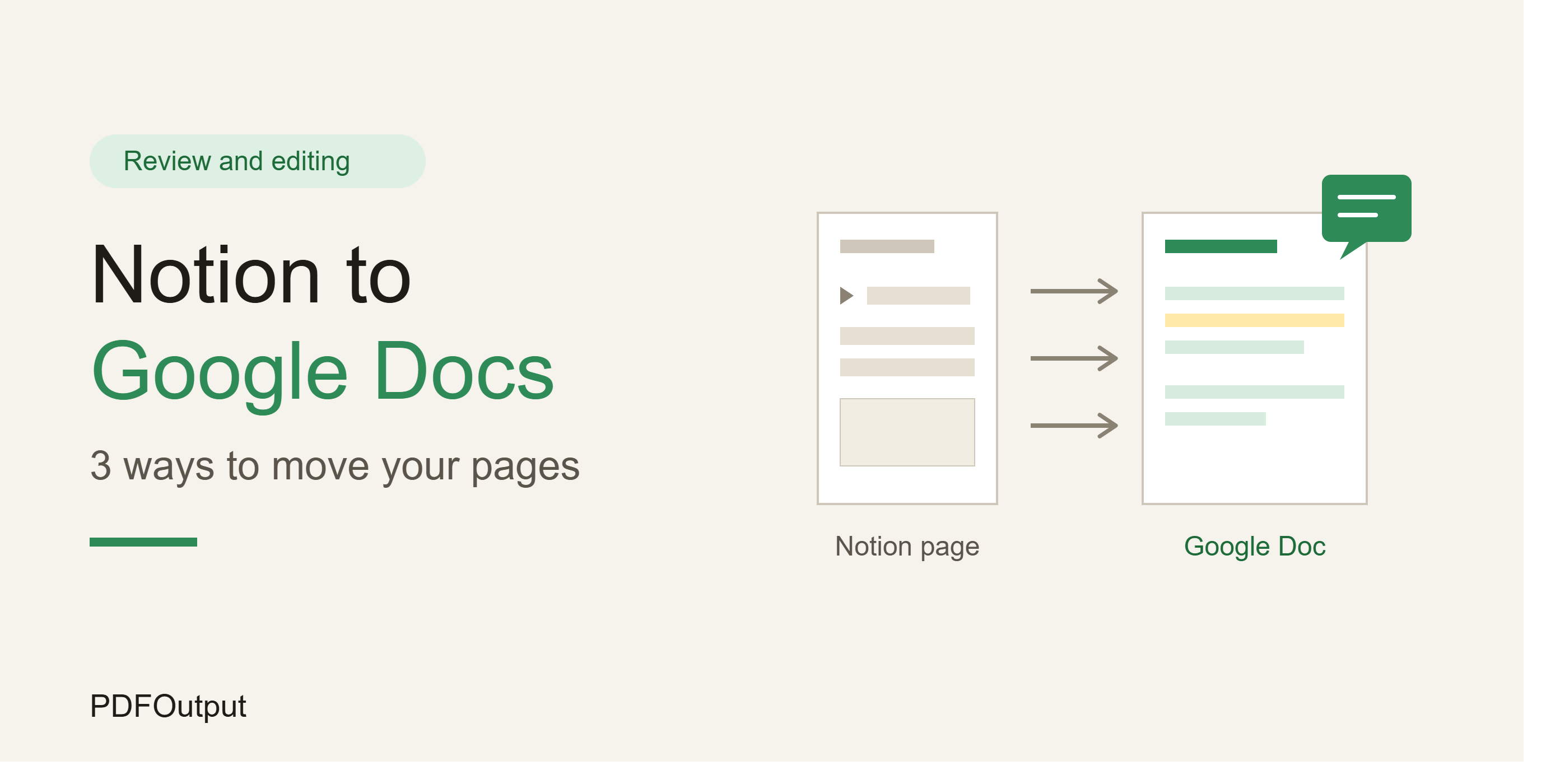 Notion to Google Docs: 3 Ways to Move Your Pages for Review and Editing