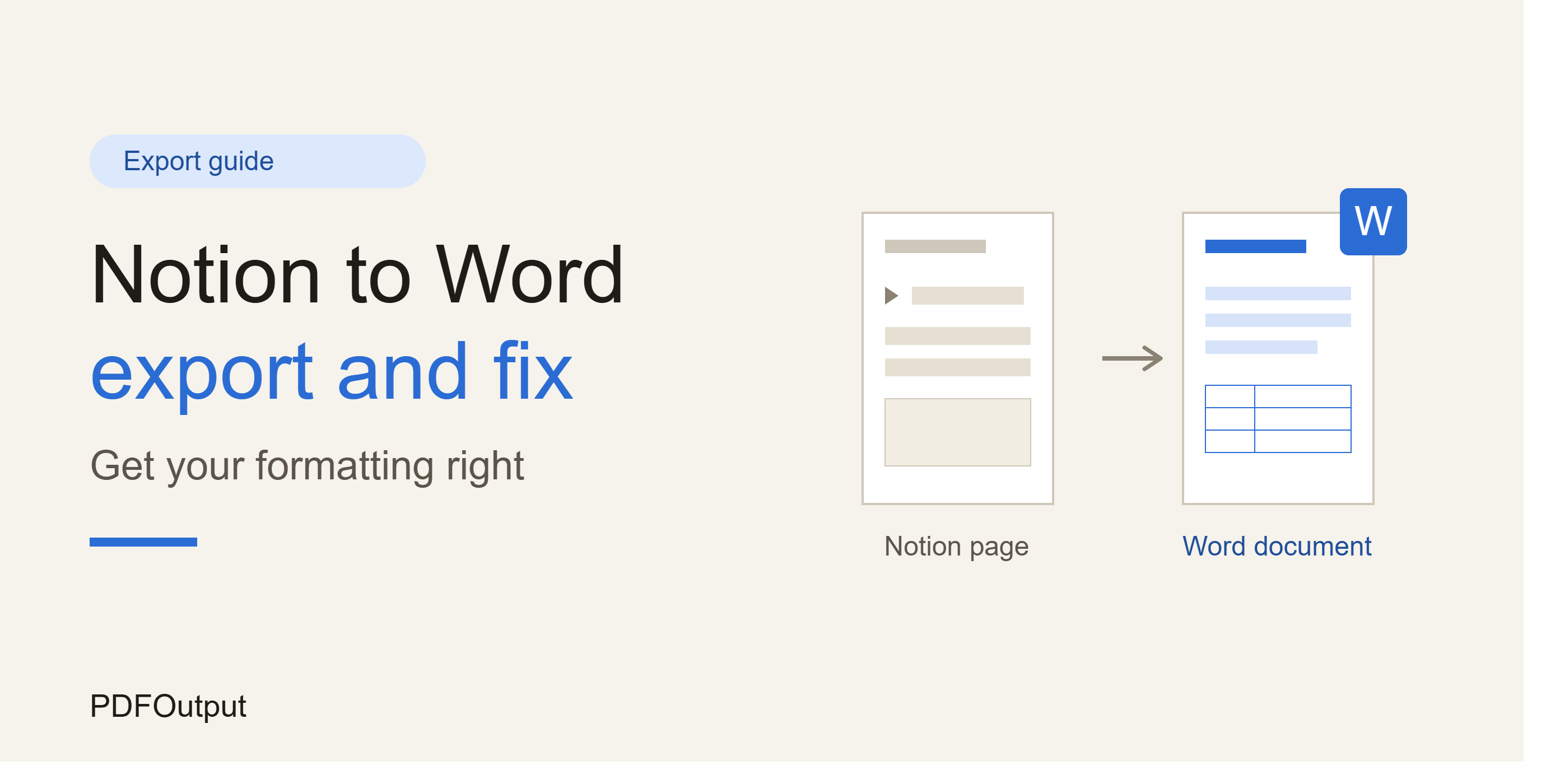Notion to Word: How to Export and Fix Formatting