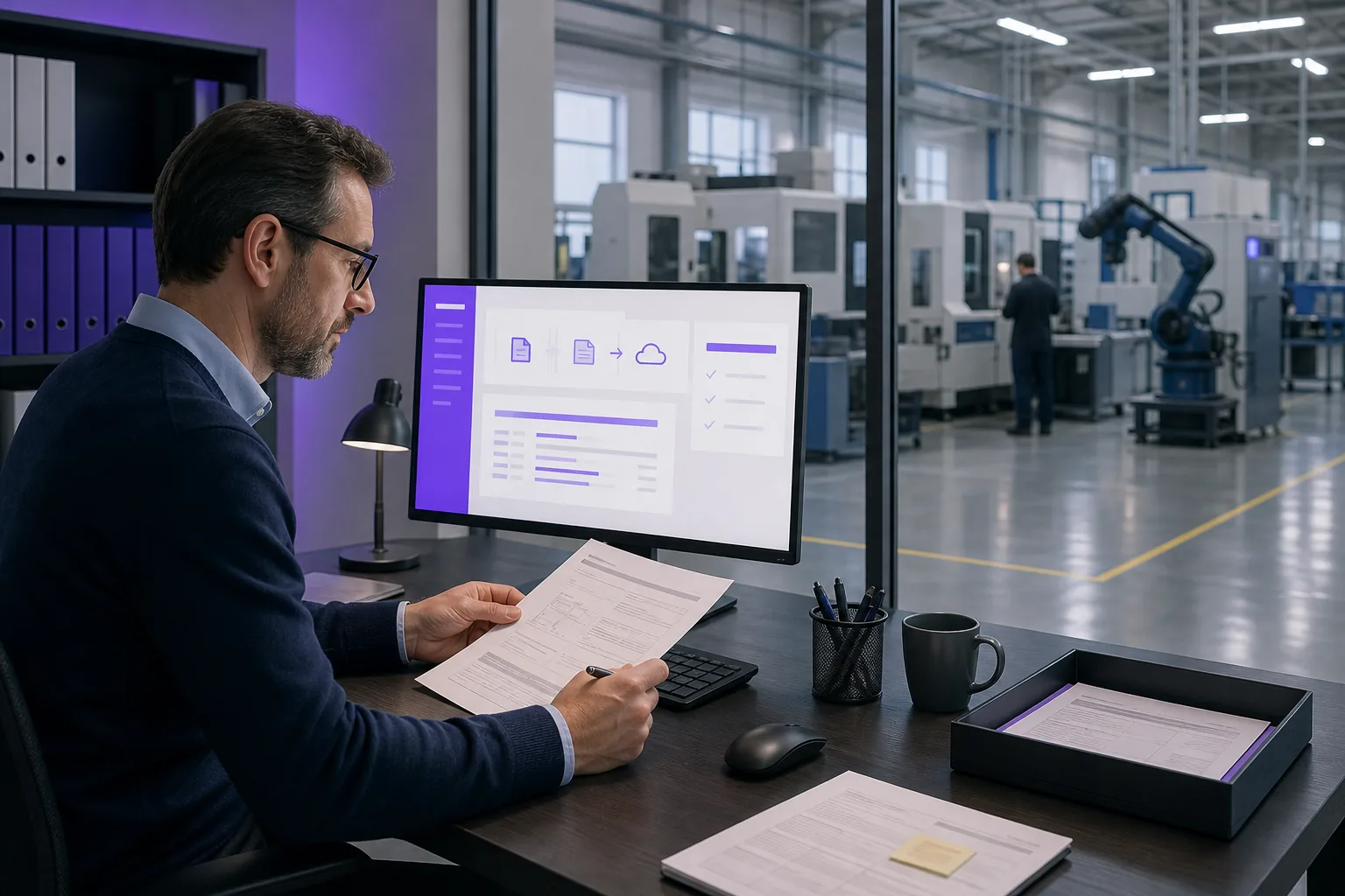 PDF Automation for Manufacturing with Notion
